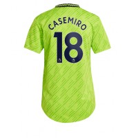 Manchester United Casemiro #18 Fotballklær Tredjedrakt Dame 2022-23 Kortermet
